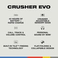thumbnail image 4 of Skullcandy Crusher Evo Auriculares inalámbricos Bluetooth con graves multisensoriales, ajuste supraaural con aislamiento de ruido, hasta 40 horas de batería, micrófono para iPhone Android - Asfalto, 4 of 5