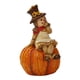 thumbnail image 2 of Estatuilla de calabaza artificial Colcomx decoración de Otoño Acción de Gracias 13.5x8x10.5 cm, 2 of 8