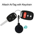 thumbnail image 2 of Case for Airtag 1 / 2 / 4 Packs, Silicone Protective Circle Airtags Holder Case Cover Skin Anti Scratch with Keyring Keychain, Key Pet Wallet Bluetooth Finder Locator, 2 of 4
