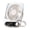 White, variant on White Portable Fan Usb Rechargeable Multi Gear Wind Levels Wall Mounted Standing 6.83X5.55X1.61In Quiet Operation Energy Saving For Travel Home Office Bedroom