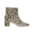 thumbnail image 2 of Lauren Ralph Lauren Womens Wynne II Leather Snake Print Ankle Boots, 2 of 3