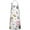 White Fairy Flower, variant on White Fairy Flower Pattern Apron-Garden Aprons for Women with Pockets-Cotton Linen Waterproof Kitchen Cooking Gardening Aprons Adjustable for Kitchen,Cooking,BBQ and Salon 33x27 Inch