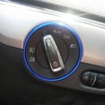 thumbnail image 4 of Aluminum Car Interior Headlight Switch Trim Ring For Golf MK4 For Passat B5 Good Replacement Easy Installation Anti-aging, 4 of 10