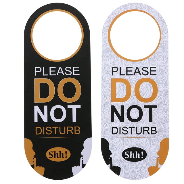 Do Not Disturb Sign Hotel Door Hanging Sign Double Sided Door Sign Pendant Door Knob Hanger