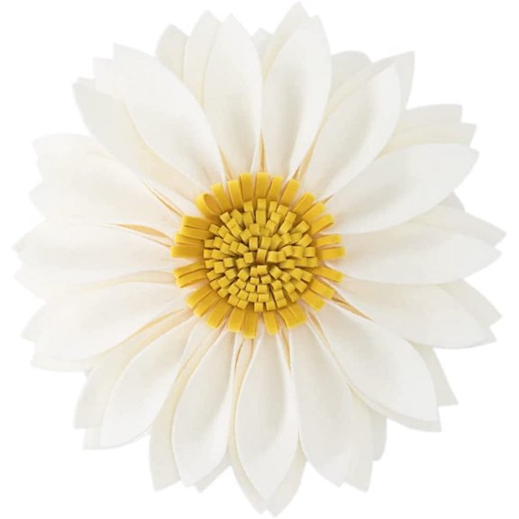 JWH 3D Handmade Decorative Beige Soft Pillows for Couch 12inch Cottage in Beige