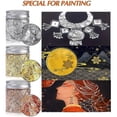 thumbnail image 5 of Escamas de lámina dorada para resina, 3 botellas de escamas de lámina metálica de 15 gramos, escamas de lámina dorada de imitación, hojas metálicas para uñas, pintura, manualidades, limo y resina, 5 of 5