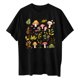 thumbnail image 5 of Camisetas de Manga Corta para las Mujeres Impresión Floral Cuello Redondo Gota Hombro Manga Superior Moda Casual Verano Camisetas de Manga Corta para las Mujeres, 5 of 7