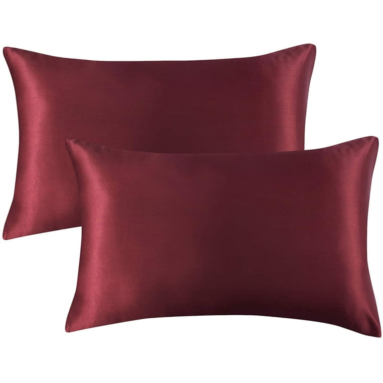Satin Pillowcase for Hair and Skin Luxury Smooth Silk Satin