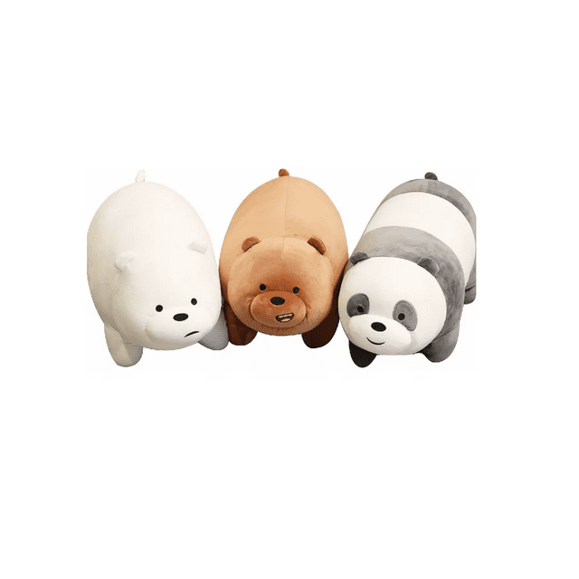 3pcs Osos Escandalosos 30 Cm Pardo, Polar Y Panda