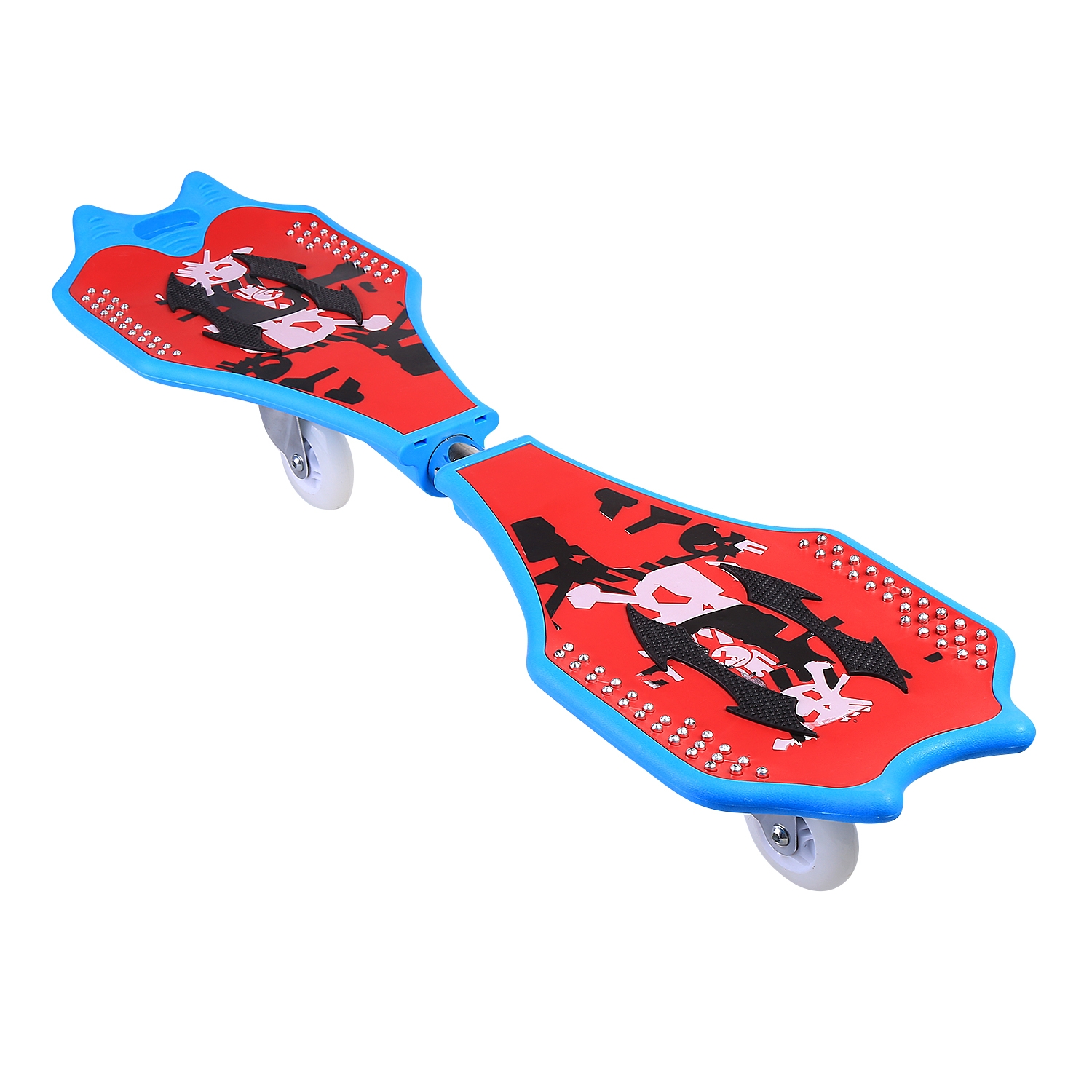 Child Kids Caster Board With Light Up Wheels and Carrying Bag HITC by