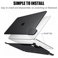 thumbnail image 5 of IC ICLOVER for MacBook Neo 13 inch A3404 (2026), Snap on Hard Shell & Keyboard Cover & Screen Film for MacBook Neo 13" with A18 Pro Chip, Black, 5 of 8