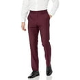 thumbnail image 4 of Caravelli Men's 60509 3-Piece Single Breasted Slim Fit Vested Suit - Burgundy - 52R, 4 of 10