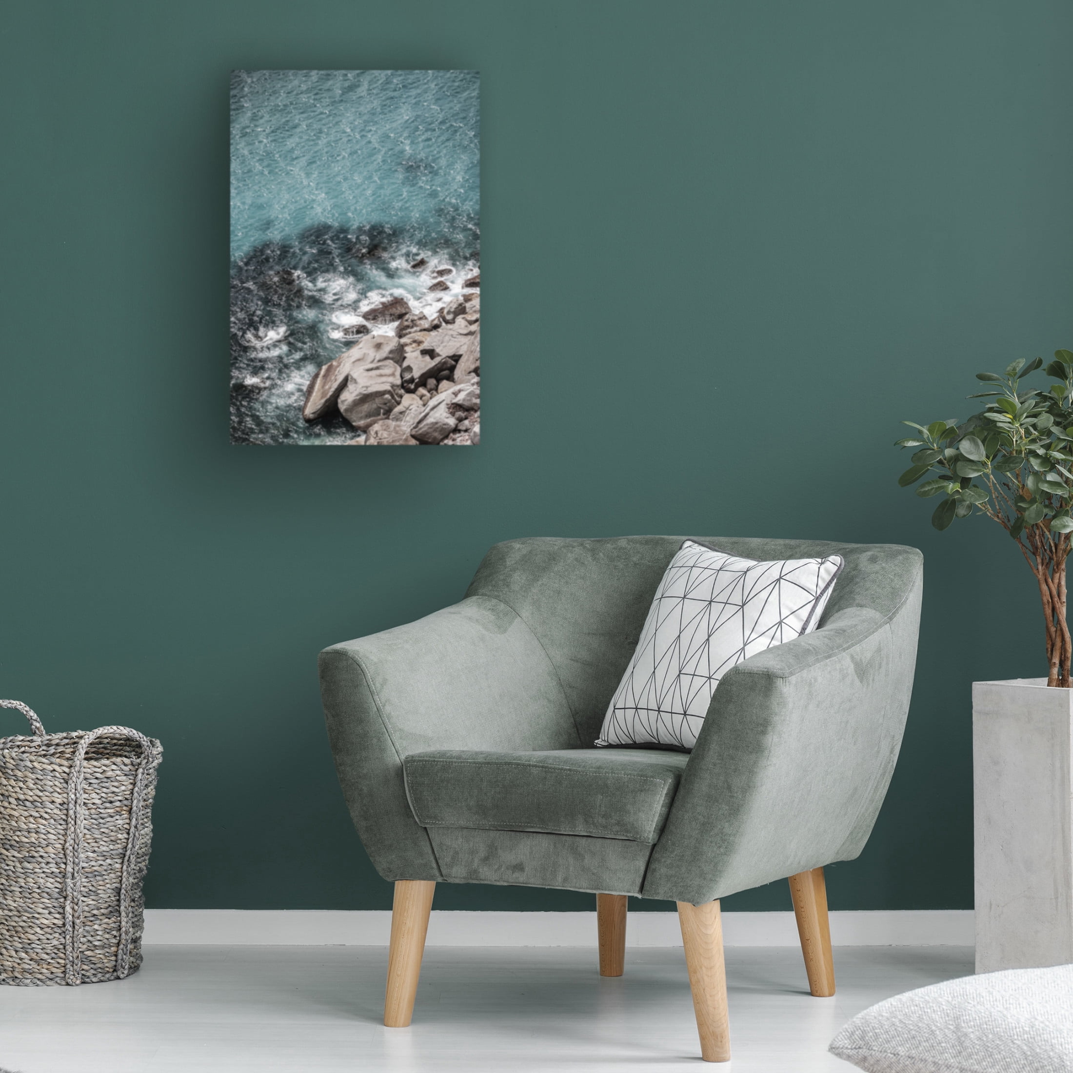 Trademark Fine Art Shot by Clint Aqua Shores Canvas Wall Art