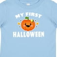 thumbnail image 4 of Inktastic My First Halloween with Pumpkin and Stars Boys or Girls Baby T-Shirt, 4 of 5