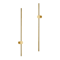 MIRODEMI Gold Minimalist Modern 31.5'' Long LED Wall Lamp