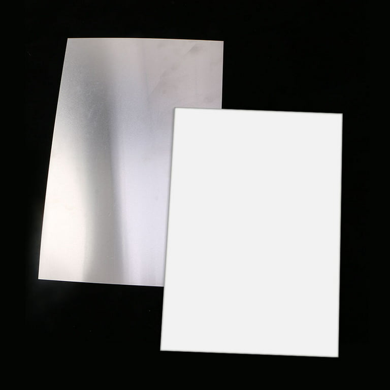 10 Pcs Simulation Blank Photo Sign Printable Sublimation Aluminum