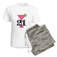 thumbnail image 5 of CafePress - 21St Birthday Pink Cocktail Pajamas - Women's Short Sleeve Print T-Shirt and Pants Light Cotton Pajama Set, 5 of 7