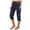 Navy, variant on Gerichy Women's Cargo Capris Hiking Lightweight Quick Dry Summer Outdoor Casual Travel Pants with Pockets Women Drawstring Cargo Pants With Pocket Elastic Capri Joggers Outdoor Hiking Pants