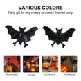 thumbnail image 5 of 1 juego / 50pcs Halloween Bat Ring Anillos de dedo de Halloween Anillos luminosos, 5 of 5
