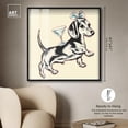 thumbnail image 5 of Martini Pup II Shadowbox Print Cute Wall Decor by Art Remedy, Black Frame, 40 x 40, 5 of 7