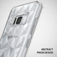 thumbnail image 2 of Ringke Air Prism Case Compatible with Samsung Galaxy S8, 3D Geometric Design Slim TPU Cover - Clear, 2 of 7