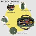thumbnail image 2 of Tool Bag Organiser, 15-inch Wide Open Mouth Tool Bags, Heavy, 2 of 5