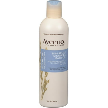 Aveeno Skin Relief Shower & Bath Oil, 10 fl oz - Walmart.com