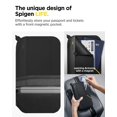 thumbnail image 2 of Organizador porta pasaporte Spigen KD500 con bloqueo RFID, negro, 2 of 8