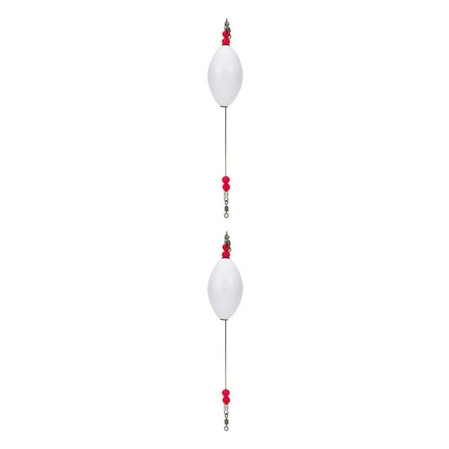 Advancent Caña de pescar a la deriva, espuma, barriga grande, anticolisión, derivas brillantes, alarma, boya, equipo de pesca, accesorios para Blanco 2Conjunto