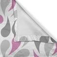 thumbnail image 5 of Ambesonne Geometric Grommet Curtain, Persian Teardrop, 50" x 108", Pink Grey White, 5 of 6