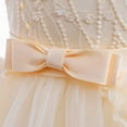 thumbnail image 4 of Kid Girls Dresses Girls Formal Dress Gold Dresses For Girls Pageant Dress Easter Dresses For Toddler Girls 4Years, 4 of 7