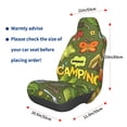 thumbnail image 3 of Wukai Camping 1 Full Set Car Seat Covers with Soft Padding Universal Auto Front Seats Protector and Cushion Mat, 3 of 5