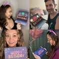 thumbnail image 5 of 100 Greetings LIGHTS & SOUND 'Fireworks & Cheering' Birthday Pop Up Card - Happy Birthday Card for Wife, Husband, Him, Her, Women & Men – Pop Up Birthday Greeting Cards - 1 Card Only, 5 of 5