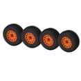 thumbnail image 2 of Short Course Truck Tires, RC Car Wheel Tires Concavoconvex Texture 11cm Diameter  For 1/10 Orange, 2 of 8