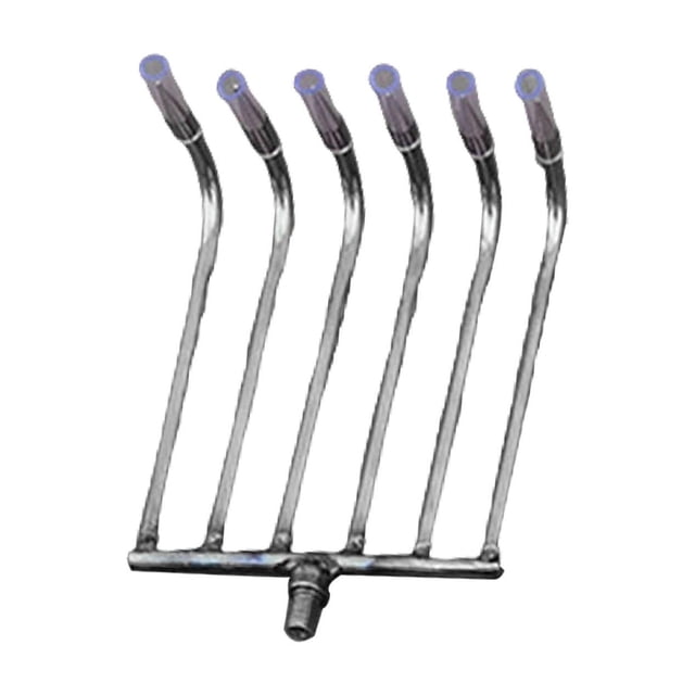 S SERENABLE Hand Rake Head Easy Installation Gear Remover Tool for Lake Raking Farmhouse 6 Tines