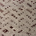 thumbnail image 1 of Ahgly Company Machine Washable Indoor Square Abstract Tan Brown Area Rugs, 6' Square, 1 of 7
