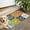 White-322, variant on Bohemian Retro Floral Non-Slip Entryway Door Mat,Boho Indoor Decor Durable Low Plush Door Mat,Washable Welcome Rug for Patio Hallway Home Decor 20x32 Inches