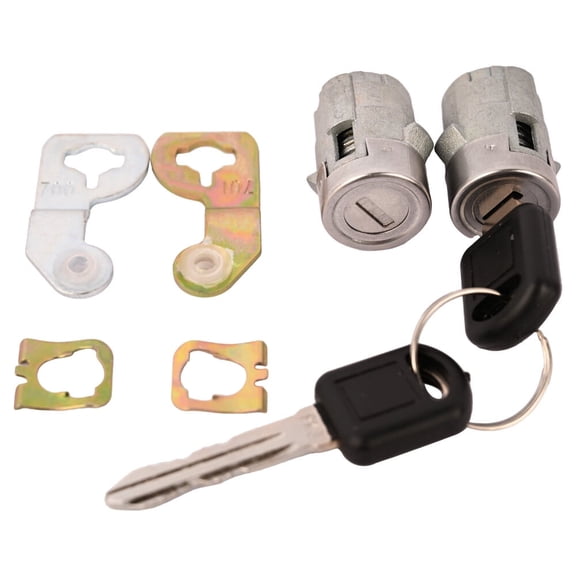 Door Lock Cylinder Set With Keys & Clips For 2001-2006 CHEVY SILVERADO TAHOE