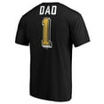 thumbnail image 3 of Men's Black Pittsburgh Pirates Number One Dad T-Shirt, 3 of 3