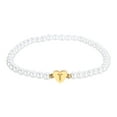thumbnail image 1 of Pulsera Inicial de Perlas Uxcell para Mujeres, Pulseras de Letra de Perlas Dainty con Charm de Corazón Dorado para Regalos de Cumpleaños de Boda, T, 1 of 7