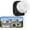 White, variant on Window Camera with No-Drill 18? Tilt Angle Mount, -Band 2.4GHz & 5GHz WiFi, Indoor Camera for Outdoor , Color Night Vision, AI Human Detection, Black