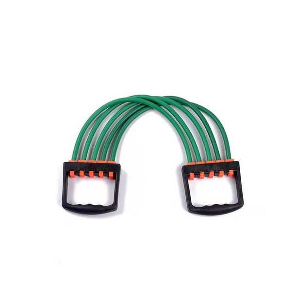 Wosthever Expansor de pecho, banda estiradora de tracción, ejercitador muscular desmontable, equipo de fortalecimiento para practicar ejercicio de fuerza Accesorios para máquinas de ejercicios Verde Wosthever OD028525-02