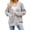 Gray, variant on Vedolay Casual Tops for Women Slim-Fit Casual Fall Fashion Double Flap Pockets Casuals Jacket,Gray M