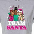 thumbnail image 3 of Barbie - Holidays & Christmas - Team Santa - Juniors Cropped Cotton Blend T-Shirt, 3 of 5