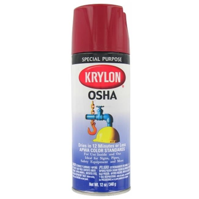 Division 12 Oz Safety Red OSHA Spray Paint Walmart Canada