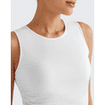 thumbnail image 3 of G4Free Lightbreeze Workout Tank Tops for Women Yoga Crop Top Side Ruched Sleeveless High Neck Athletic Gym Shirts Summer, 3 of 8