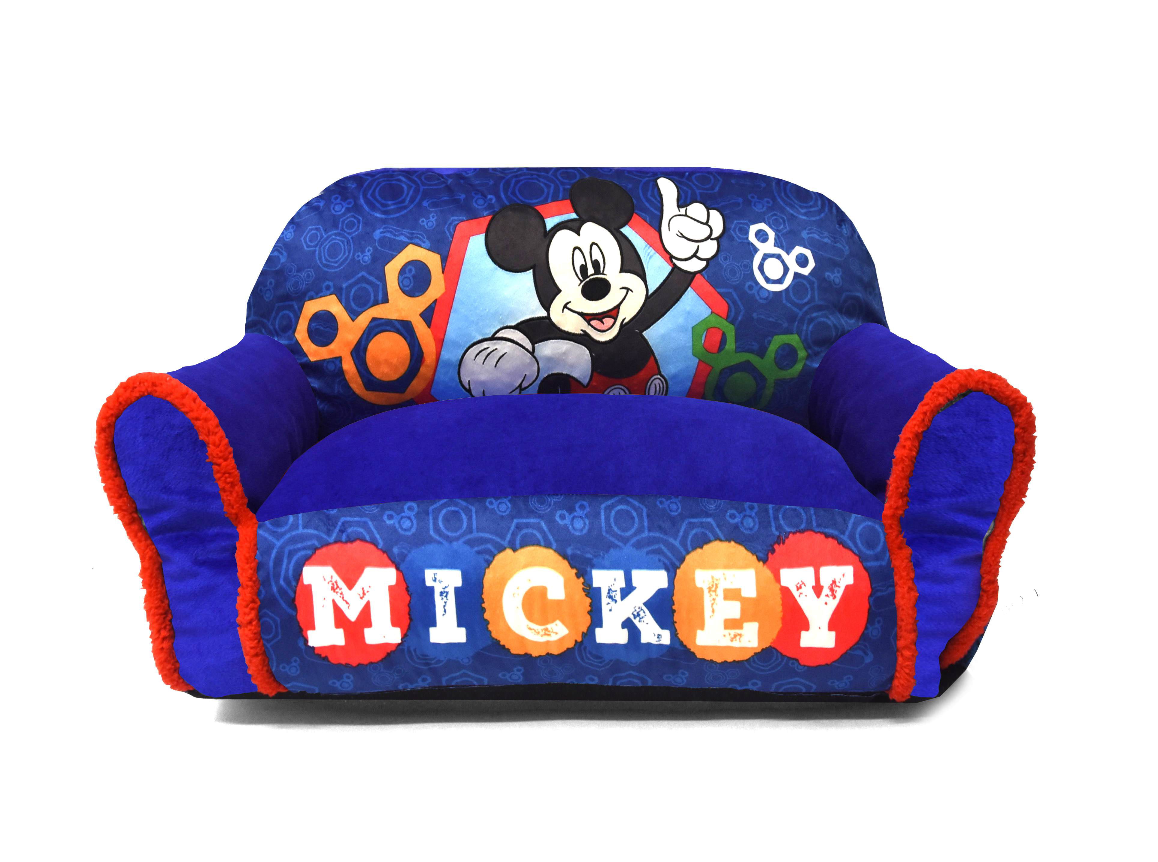 bevestigen Evalueerbaar Aarzelen Disney Mickey Mouse Foam Sofa - Walmart.com