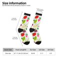 thumbnail image 5 of Yiaed Cartoon Vegetables Print Great elasticity Crew Socks Sports socks for Men and Women, 5 of 5