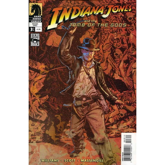 Indiana Jones and the Tomb of the Gods #3 VF ; Dark Horse Comic Book