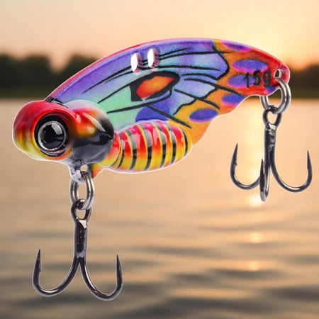 Zeiwohndc 5Pcs Artificial Baits VIB Vibration Spoon Lure Fishing Trolling Swimbait